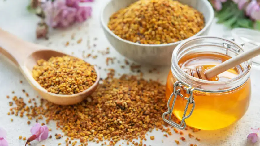 Raw organic bee pollen