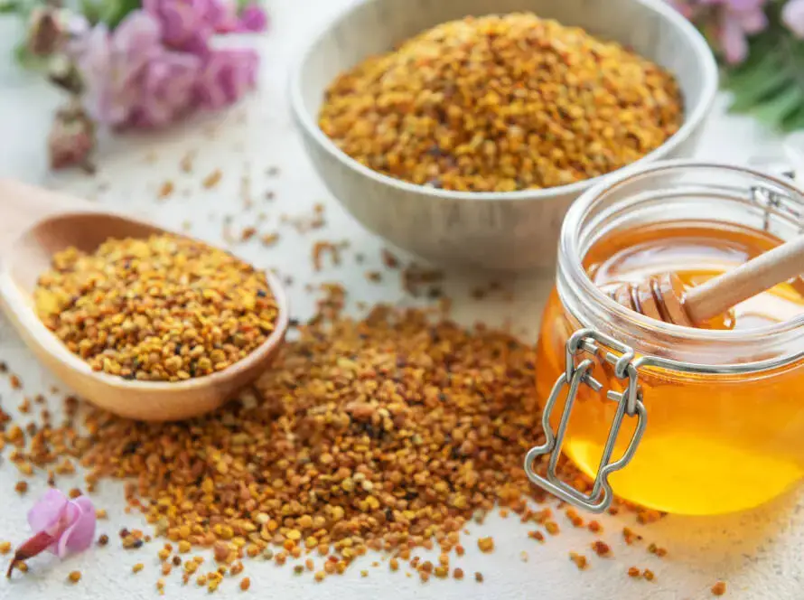 Raw organic bee pollen