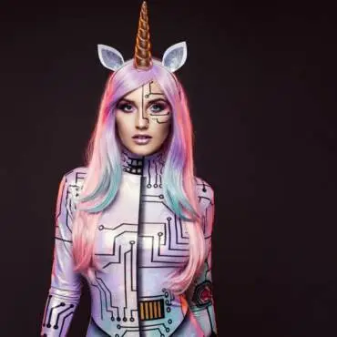 InfoStarBase Cyborg Unicorn Costume