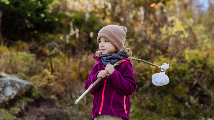 DIY A creatively crafted bindle.