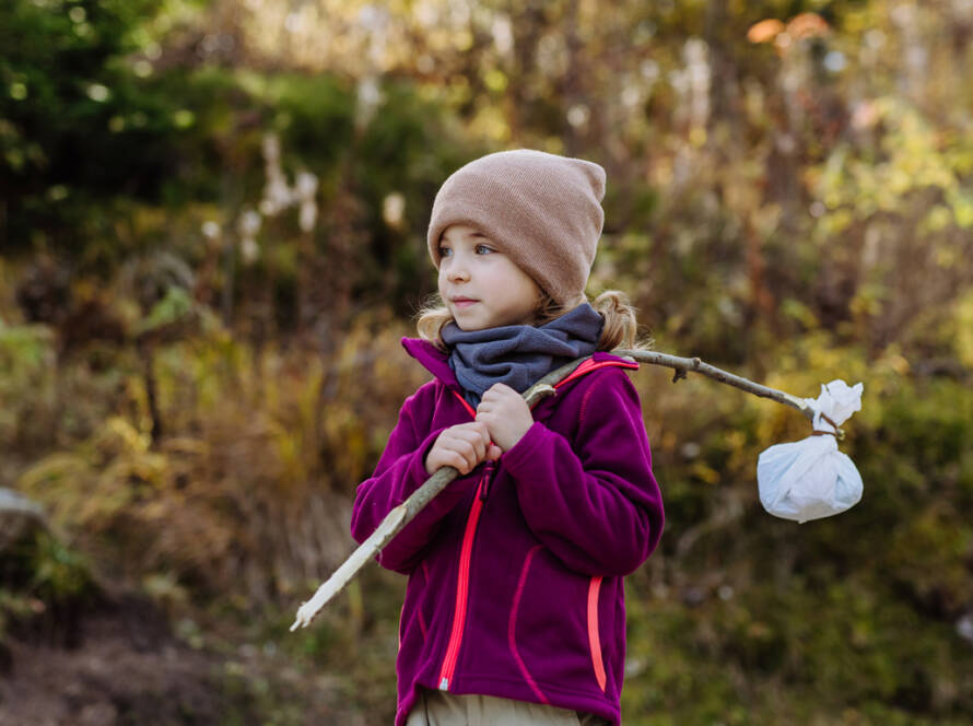 DIY A creatively crafted bindle.