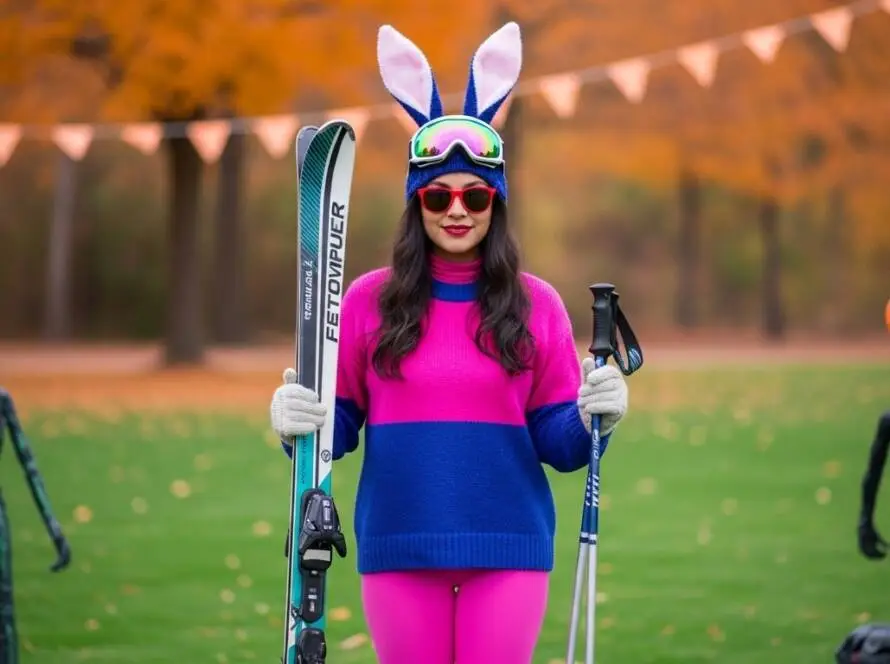 InfoStarBase Vermont Vickie as a Ski Bunny