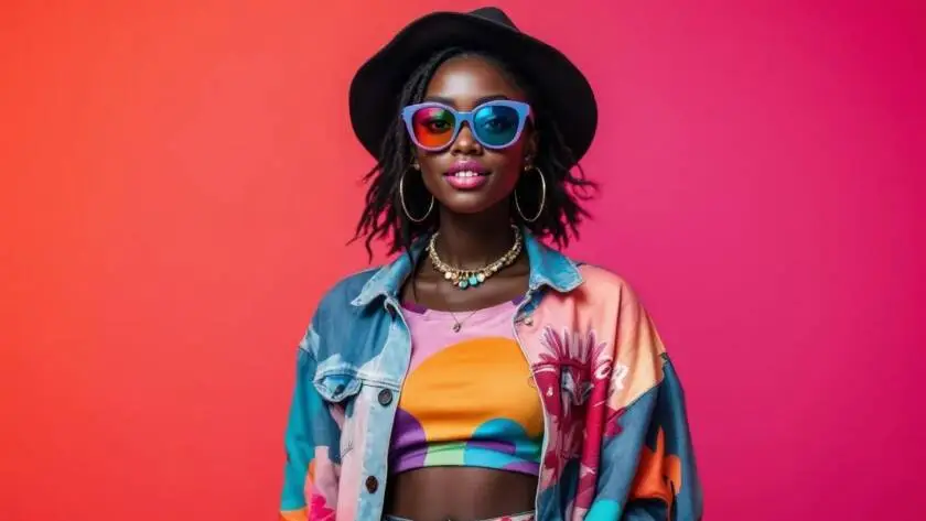 Vibing Vickie is associated with a fun, vibrant, and carefree aesthetic. Think colorful, playful, and a bit retro.