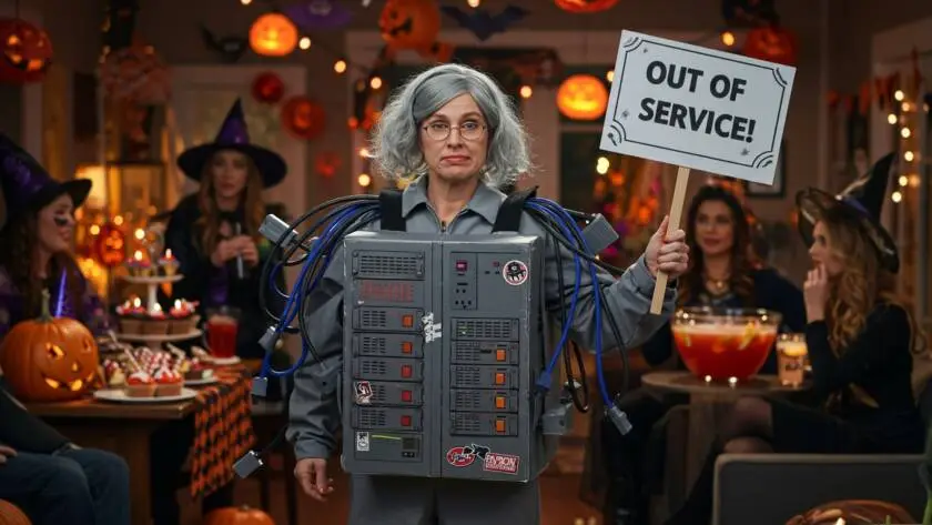 The Retired Server Costume by InfoStarBase