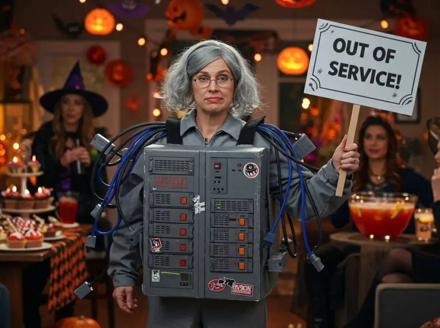 The Retired Server Costume by InfoStarBase