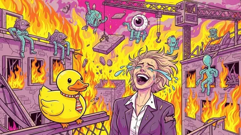 Laughing Through the Tears: A Journey with an Outrageous Manager