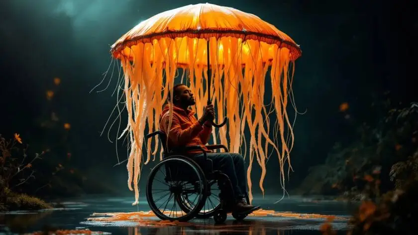 Embrace your inner jellyfish with our Jellyfish Jerry DIY costume by InfoStarBase! Perfect for parties and themed events!