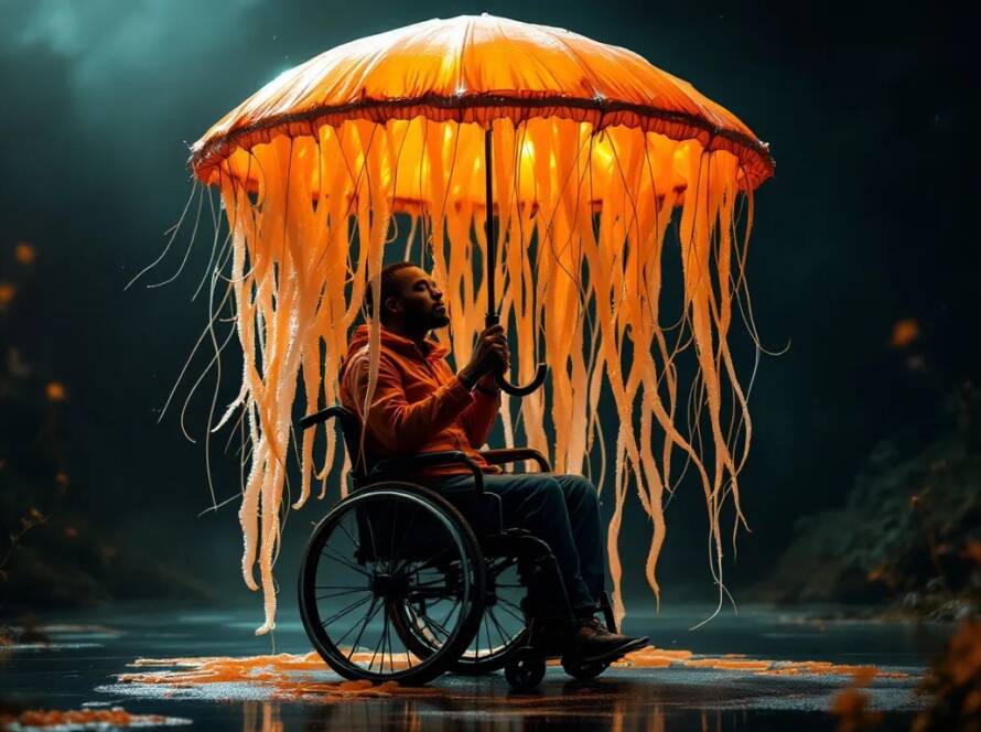 Embrace your inner jellyfish with our Jellyfish Jerry DIY costume by InfoStarBase! Perfect for parties and themed events!