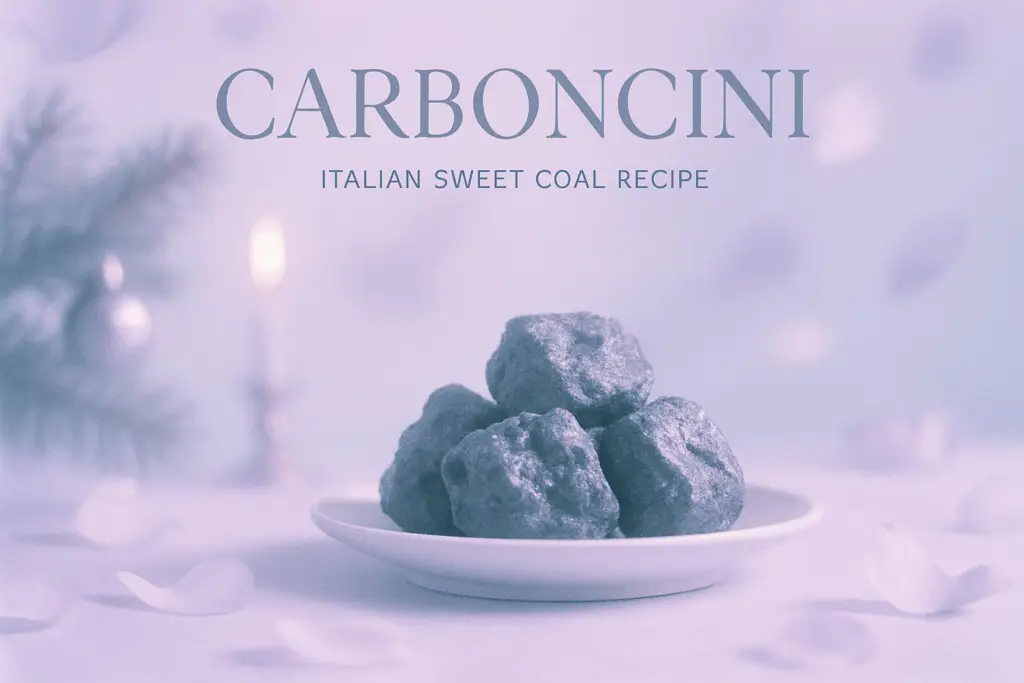 Carboncini: Italian Sweet Coal Recipe