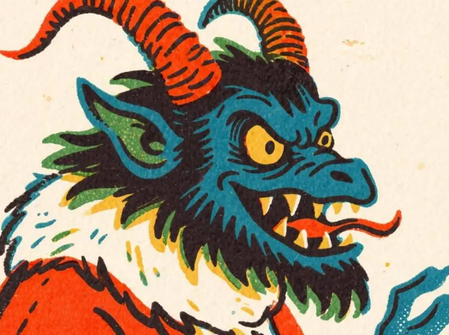 Krampus is a fascinating and fearsome figure from Central European folklore.