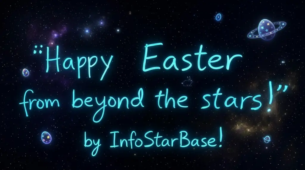 Happy Easter, from the stars and beyond